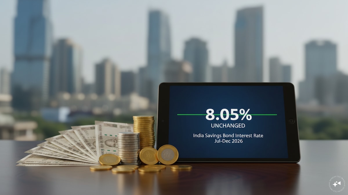 India keeps floating rate savings bond interest unchanged at 8.05% for Jul&ndash;Dec 2026