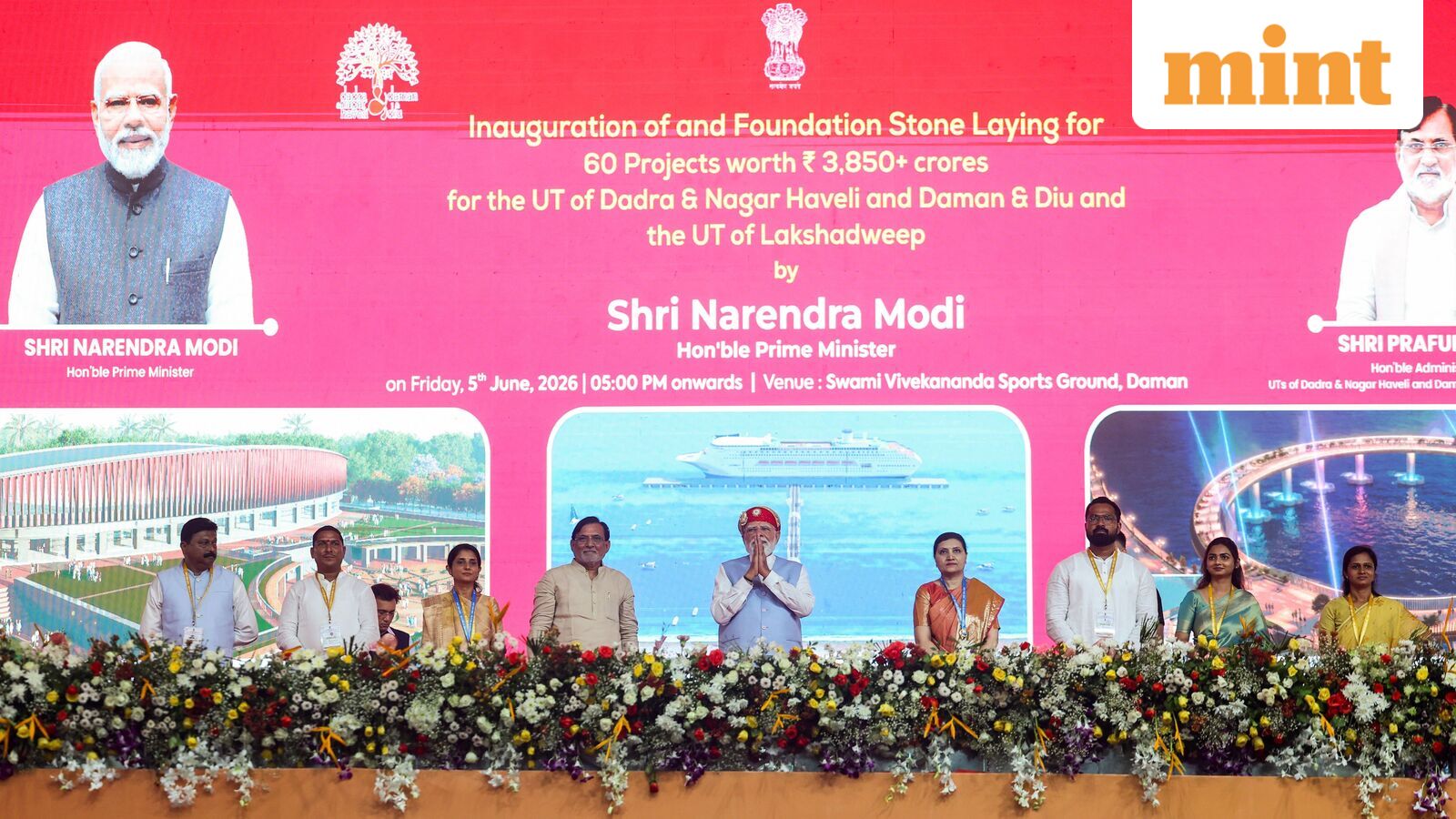 PM Modi unveils ₹2,970 crore development package for Daman and Diu, inaugurates airport and hospital